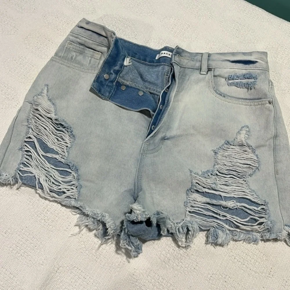 PACSUN shorts Los Angeles ultra high-rise vintage short size 28 distressed used